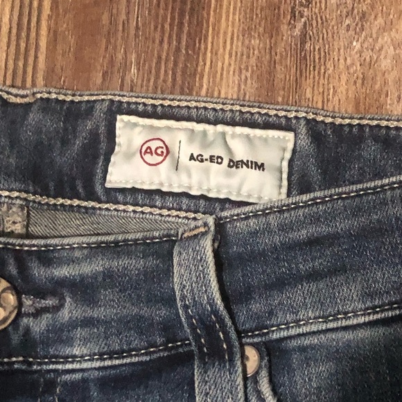 AG Adriano Goldschmied Jeans Women's 32 Mari High Rise Slim Straight Dark - Picture 2 of 4